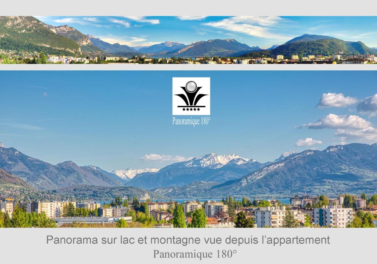 Panoramique 180 Lac Et Montagne Et Nid Secret Spa Romantique Аннесі Екстер'єр фото