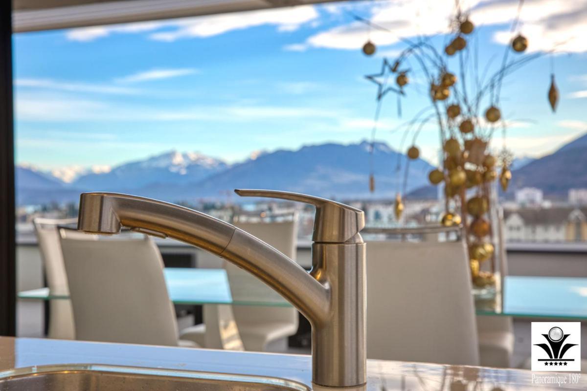 Panoramique 180 Lac Et Montagne Et Nid Secret Spa Romantique Аннесі Екстер'єр фото